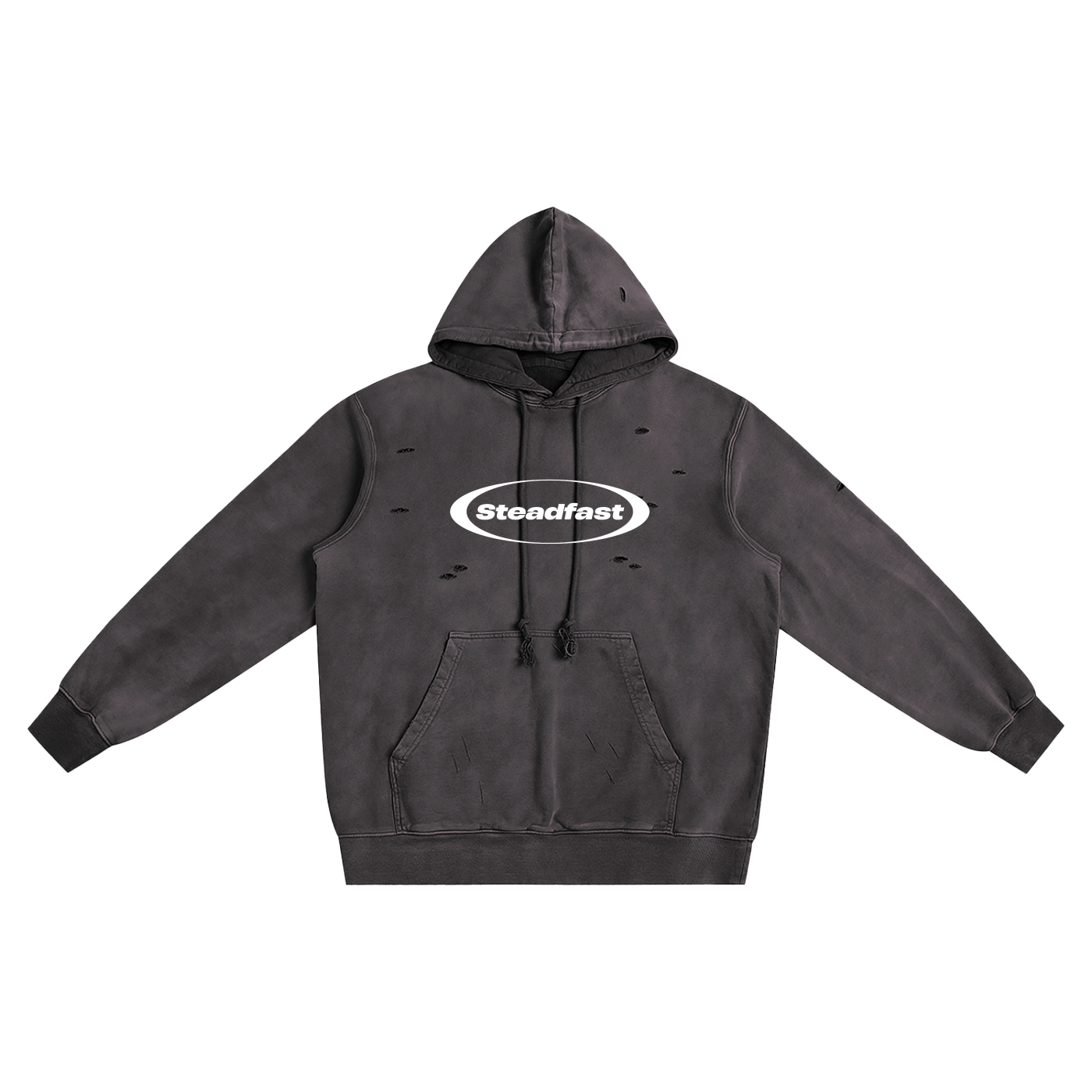 Distressed Vintage Wash Hoodie